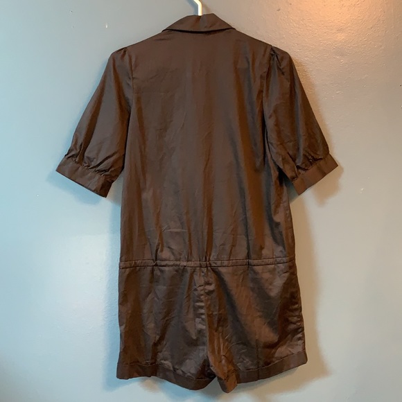 Short Button Up Romper - Picture 4 of 6